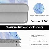 ARVOK 13 13,3 14-calowy pokrowiec na laptopa z zestawu na MacBook Air/Pro 13 14, wodoodporna torba na notebooka/tablet z torebką na akcesoria dla Samsung HP MacBook Dell Lenovo ASUS Acer