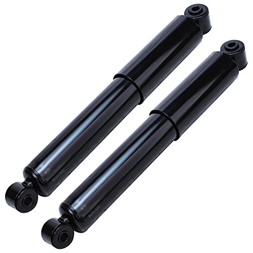 Image of Detroit Axle - Front 2pc Shock Absorbers for 04-09 Dodge Durango, 07-09 Chrysler Aspen, 2 Shock Absorbers Assembly 2004 2005 2006 2007 2008 2009 Replacement