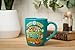 Silver Buffalo Scooby Doo Group Mystery Machine Flowers Jumbo Curved Ceramic Mug, 25 Ounces