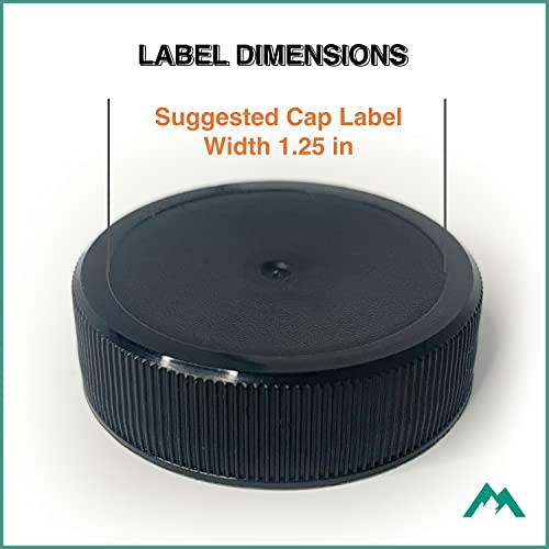 Set Of 8Oz Glass Bottles With Black Plastic Caps | Reusable Stout Flint Glass Bottles With Lids For Juicing, Kombucha, Liquids | Made In Usa | 8 Oz Glass Bottles (Total Of 12) #TOP6