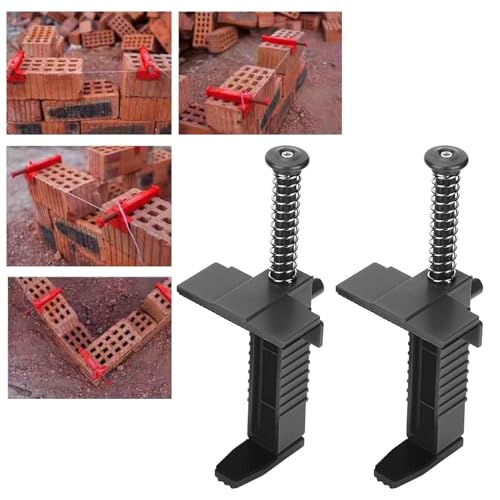 Brick Hook Clips, Brick Wall Clips para Herramienta de Nivelación y Medición de Ladrillos, Clips para Ladrillos para Sujetar y Estirar Línea de Albañilería miniatura 7
