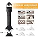 Saker Silicone Caulking Tools-3 in 1 Sealant Finishing Tool Grout Remove Scraper Caulk Remover Glass Glue Angle Scraper for Bathroom,Kitchen,Floor,Window,Sink Joint,Frames Seal (Black Blue)