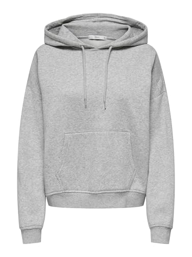 ONLY Hoodie Onlsweat L/S Felpa con Cappuccio, Oversize