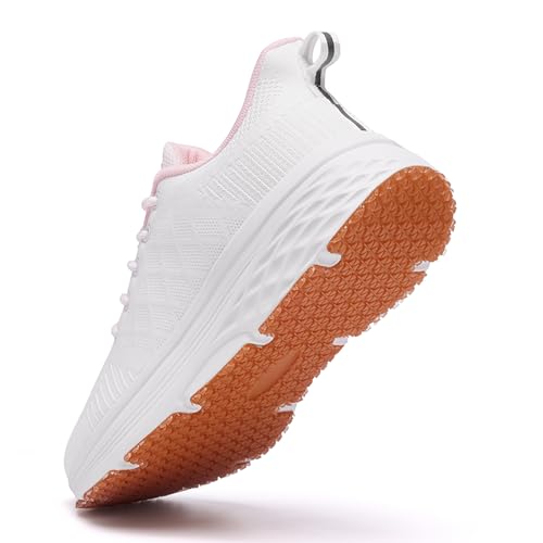 Image of AVW Womens Non Slip Work Shoes Water Resistant Walking Sneakers Food Service Chef Kitchen Shoes