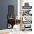 Decormax Heavy Duty Dog Door for Wall, Energy Efficient Doggie Door with Aluminum Frame, Telescoping Tunnel, Double Magnetic Flaps and Two Sliding Lock Panels, Easy to Install, Black, Large