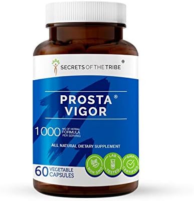 Amazon.com: Secrets Of The Tribe - Prosta Vigor, fórmula de próstata  saludable, mezcla de suplementos de hierbas (60 cápsulas) : Salud y Hogar