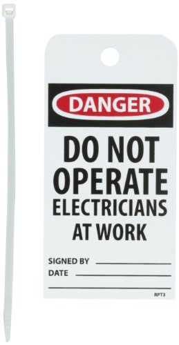 Panneau Danger Ne pas utiliser électricien au travail contre coupures 15,2cm