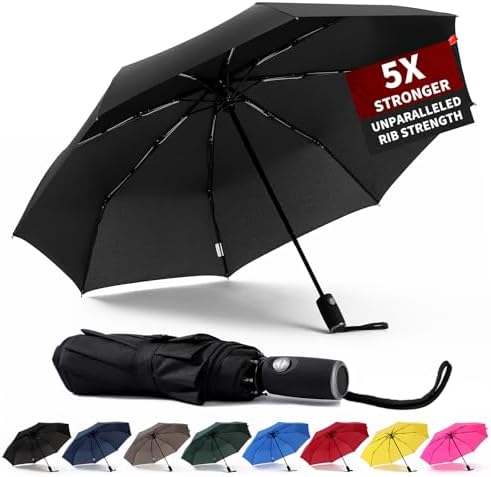 Automatisch opvouwbare grote hoogwaardige paraplu Regen- en winddicht Sterke paraplu Outdoor Regendicht en zonnebrandcrème Parasol voor tweeërlei gebruik – koop de beste producten in de online winkel