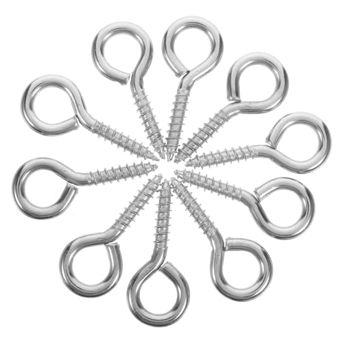 COSMEVIVI Metal 5mm Thick Eyelet Screw for Easy Installation and Cable Tensioning