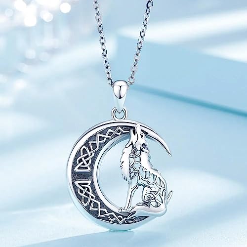 Colliers Lune Argent 925 idée cadeau mixte anniversaire Noël