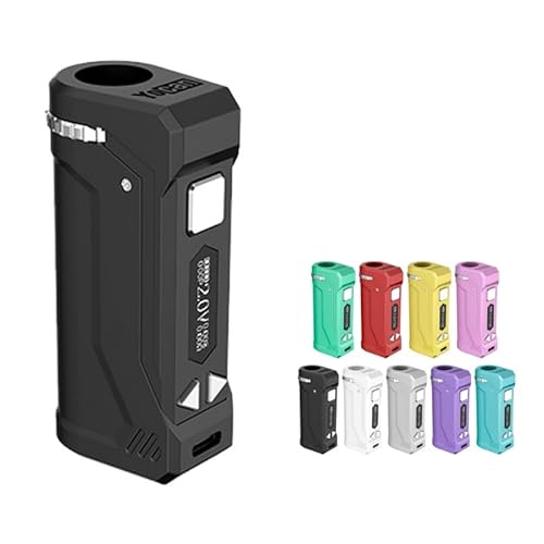 Yocan UNI Pro Box Mod 650mAh ���F�|���C�U�[ ���[�L���� ���j�v���b���E���������ŕ��L��510�J�[�g�Ή��b�d��2.0?4.2V�����EOLED��ʁE�v���q�[�g���ځb�{�b�N�X���b�h (Black)