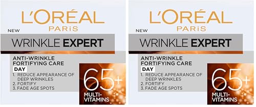 Image of L'Oreal Wrinkle Expert Fortifying Skin Care for 65 Plus Years, 50ml (Pack of 2)