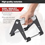 Push Up Bar - Heavy-Duty Stainless Steel Pushup Stands with Non-Slip Base, 660 lb Capacity, Portable Home Gym Equipment for Strength Training & Floor Workouts - Image 4