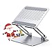 UGREEN Tablet Stand Holder for Desk Dual Rod Support Aluminum Tablet Holder Adjustable Multi-Angle Home Office Accessories Compatible with iPad Pro 13 12 11 10.5 Air Mini 5 4 3 2 Phone E-Reader Silver