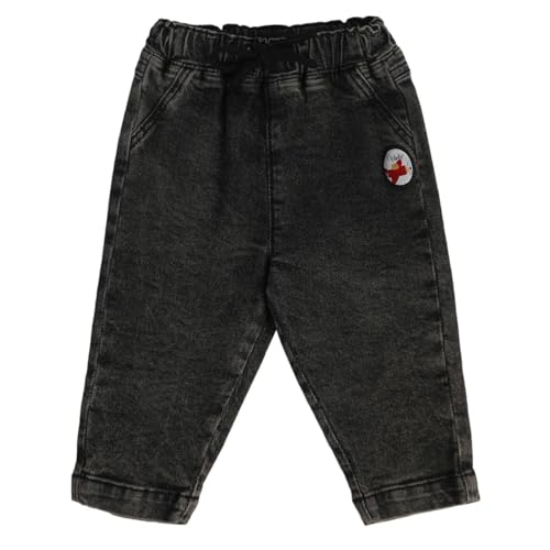 Image of miniklub Baby Woven Cotton Denim Pant (Blue Color)