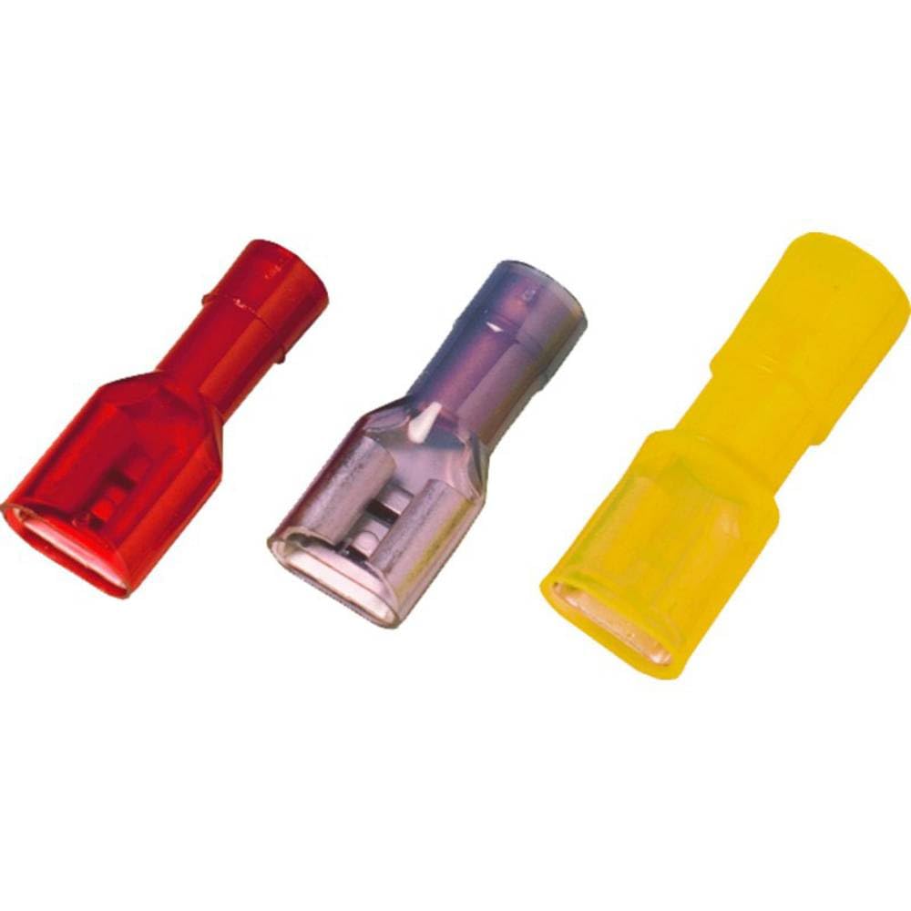 Cosse clip 2.8 mm Weidmüller VFSKHV rouge entièrement isolée 100 pièces