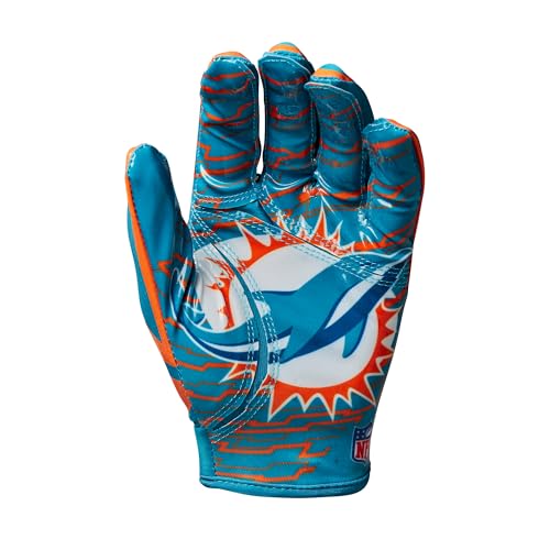 Image of Wilson NFL Stretch Fit Football Gloves - Youth and Adult Sizes