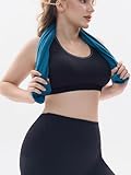 FITTIN Racerback Sports Bras 3 Pack - Padded Seamless High Impact Support for Yoga Gym Workout Fitness - Pack of 3 - M - Image 5