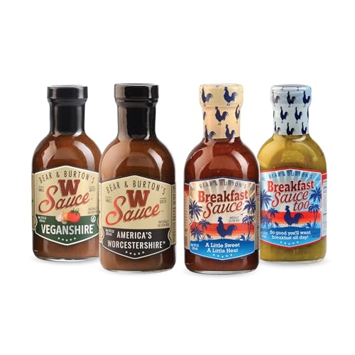 Image of Bear & Burton's Sauce Pack - Original, Fireshire, Breakfast & Breakfast Too
