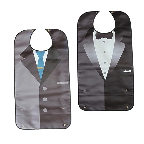 Tablier cuisine imperméable adulte lavable pour repas et soin des personnes âgées