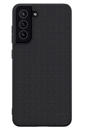The Little Shop Back Case Cover for Samsung S21 FE (5G)|| Textured Soft Silicon Rubberized case Luxury Series ||