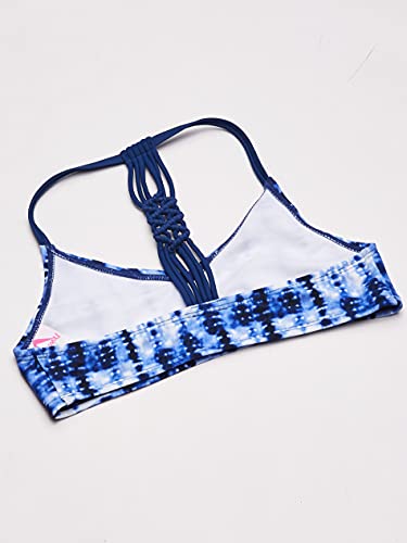 Kanu Surf Girls V-Neck Bikini Beach Sport 2-Piece Swimsuits, Willow Navy Tie-Dye, 14 - Image 5