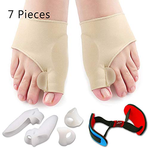 Bunion Corrector & Bunion Relief Protector Sleeves Kit - Treat Pain in Hallux