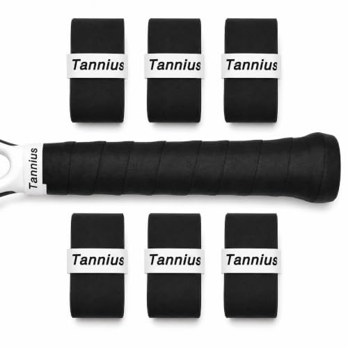 6 surgrip tennis Tannius noir absorbant