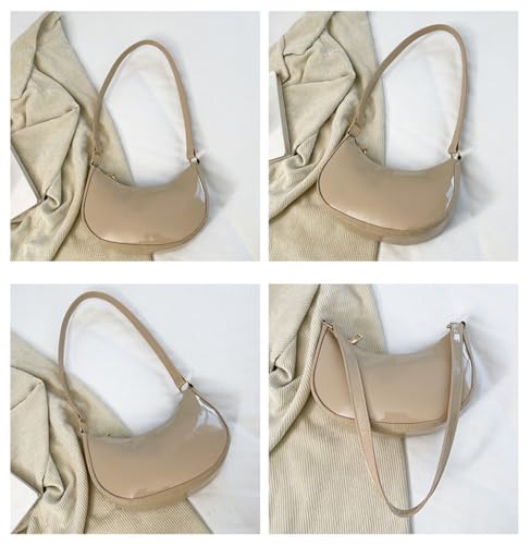 Image of Patent Leather Evening Purse Shiny Clutch MINI Hobos Armpit Shoulder Bag