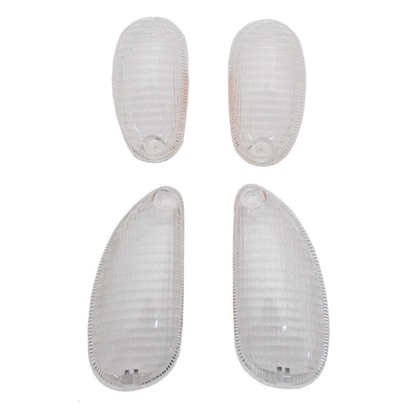 cyclingcolors 4x cabochon clignotant avant arrière protection plastique moto scooter mobylette compatible avec piaggio typhoon nrg ntt