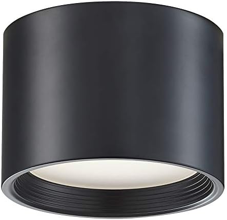 Access Lighting - HI Access 50006LEDD-BL/ACR Transitional LED Flush Mount from Reel Collection in Black Finish