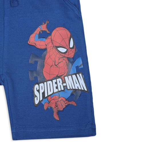 Marvel Avengers Spider-Man Boys 2 Pack Shorts for Toddlers and Little Kids Blue - image 3