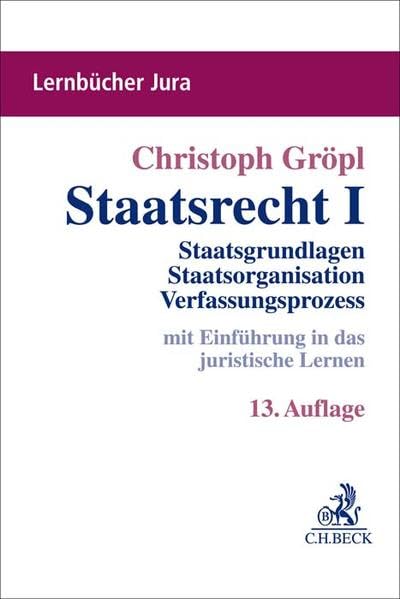 Staatsrecht I: Staatsgrundlagen, Staatsorganisation