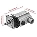 Happybuy Hydraulic Gear Pump, 13GPM, 2-Stage 3000PSI, Aluminum, 1