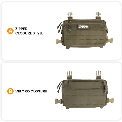 Bolsa pectoral táctica militar contra pérdida de objetos con bolsillo pectoral ajustable RGN 4