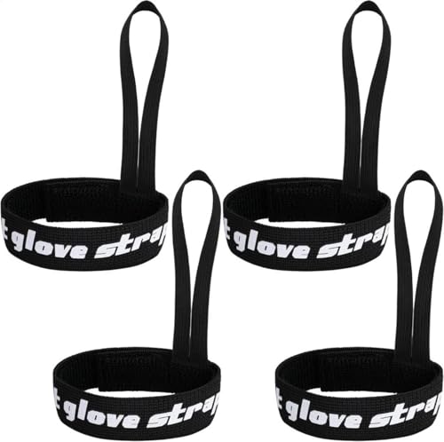 Correa para guantes de esquí, 4 correas de muñeca para guantes de esquí, ligeras para deportes al aire libre, correa deportiva adecuada para esquí, senderismo, snowboard y actividades al aire libre