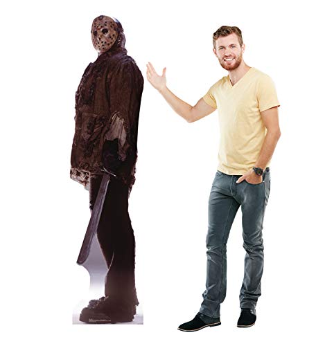 Image of Cardboard People Advanced Graphics Jason Life Size Cardboard Cutout Standup - Friday The 13th