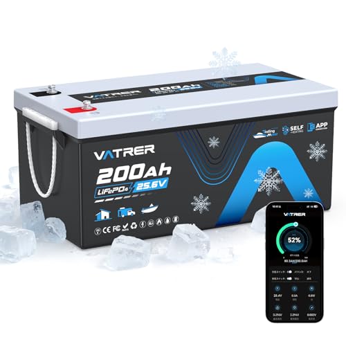 12V 200Ah LiFePO4リン酸鉄リチウムイオンバッテリー Amazon | VATRER POWER LiFePO4 24V200AH リン酸鉄リチウムイオン