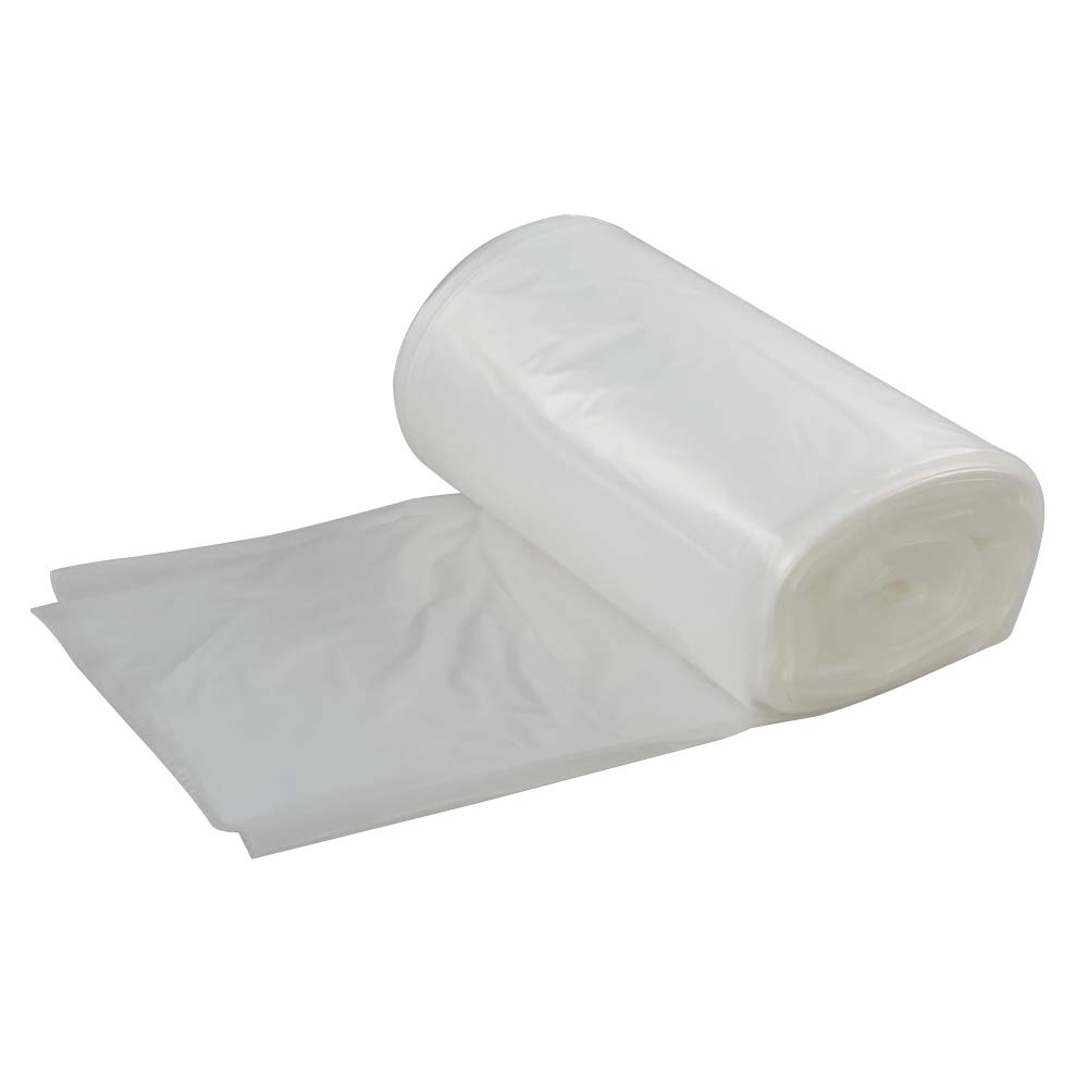 Yubine 55 Gallon Clear Lawn and Leaf Garbage bags, 70 Counts
