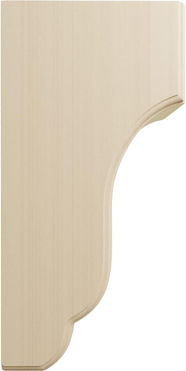 Ekena Millwork COR05X07X14CPRW Capistrano Mission Wood Corbels, 5 3/4"W x 7"D x 14"H, Rubberwood