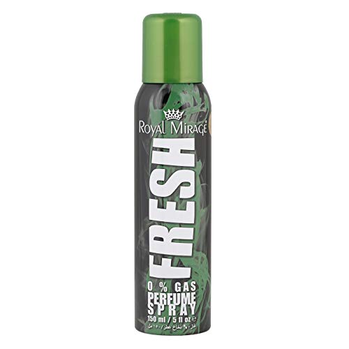 Royal Mirage Fresh Body Spray - Long-Lasting Energizing Fragrance with Citrus & Jasmine - 150ml Body Mist for Everyone