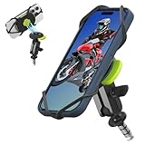 新登場【Bone】バイク スマホホルダー ステムマウント, ビッグバイク ステムホールベース マウント スタンド, オートバイ 携帯 マウント, バイク用 携帯ホルダー, バイクすまほホルダー, 360度回転, iPhone 1716 15 14 android 4.7-7.2インチ対応 落下防止 簡単取付 振動吸収 - Moto Tie Connect Kit 3 フォークステム固定式