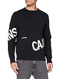 Nicht zutreffend. Calvin Klein Jeans Herren Stretch Logo Crew Neck Pullover, Ck Black, M