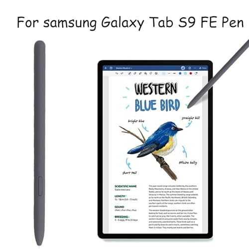 Image of 2 Pack Galaxy Tab S9 FE S Pen for Samsung Galaxy Tab S9 FE / S9 FE+ Stylus Pen,Replacement for Samsung Galaxy Tab S9 FE Pen(Grey)