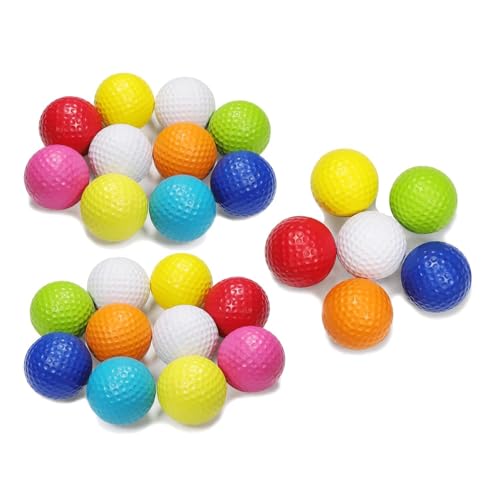 tintoke 26 Stück Golfbälle Trainingsbälle,Golf Übungsbälle Trainingsbälle,Golfbälle Schaumstoff,Golf-Übungsbälle aus Schaumstoff,weich für das Training im Innen- oder Außenbereich