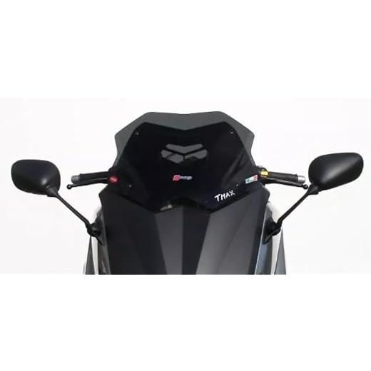 CUPOLINO FUME' basso COMPATIBILE CON YAMAHA T-MAX 530 2012 in avanti cod.28065 ALTO 350 mm LARGO 450 mm 1 LASTRA 1 KIT ATTACCHI