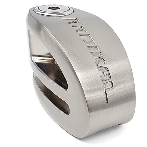 Radikal RK306S Antirrobo Moto Disco ø6 Doble Puente, Metalizado