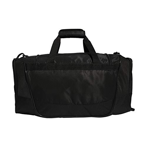 adidas Defender III Medium Duffel Bag, Black/Gold, One Size