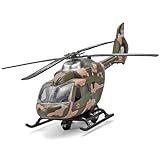 NOVAFUSION Kids Helicopter Toy Diecast Military Helicopter Model Kit,Pull Back Toy Helicopters with Lights and Sound,Toy Airplane with Rotatable Propeller,Helicopters Toys for Boys Age 4-7（ArmyGreen）
