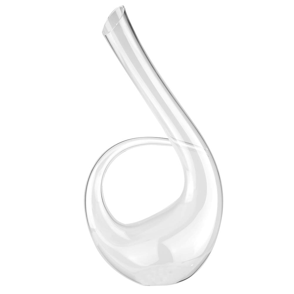 Bec verseur en verre cristal fait à la main en forme de 6 - 1500 ml